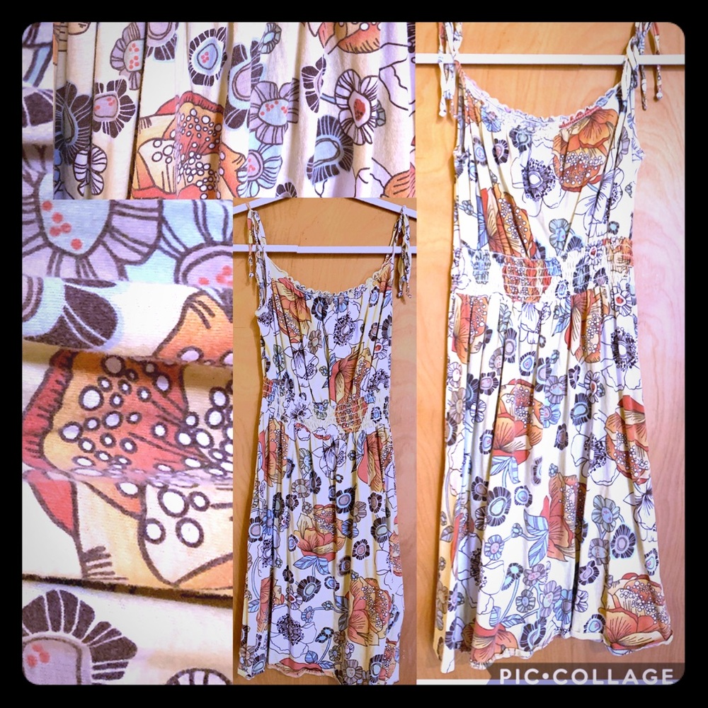 dELiA’s Impressionist Flower Sundress Mini EUC SP - Picture 7 of 10